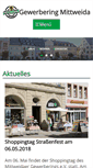 Mobile Screenshot of gewerbering-mittweida.de